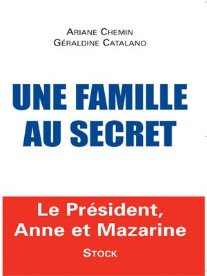 cover image of Une famille au secret